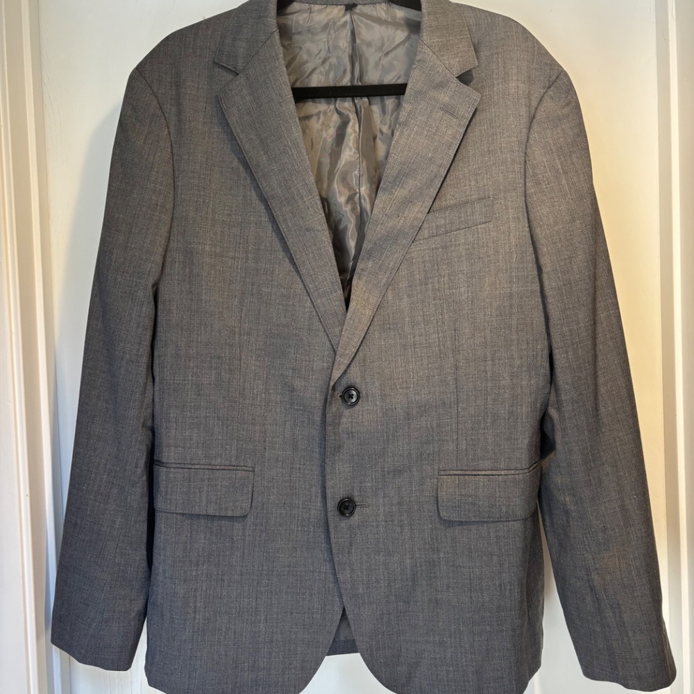 Bonobos Jetsetter Wool Blazer - Grey, Athletic Fit